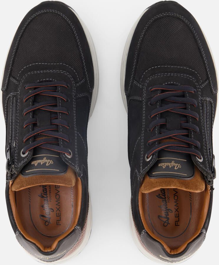 Australian Discover Sneakers zwart Leer Heren - Foto 5