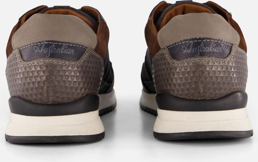 Australian Filmon Sneakers Heren Leren Sneaker Blauw - Foto 4