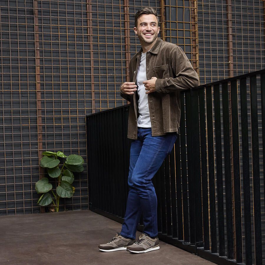 Australian Filmon Sneakers taupe Leer Heren - Foto 7