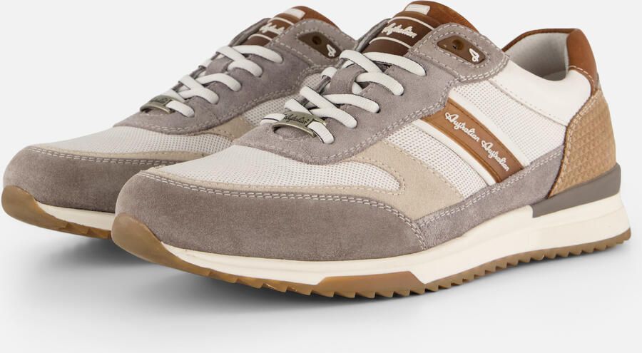 Australian Sneaker Heren Filmon Wit Grijs Combi 15.1600.07-B6V