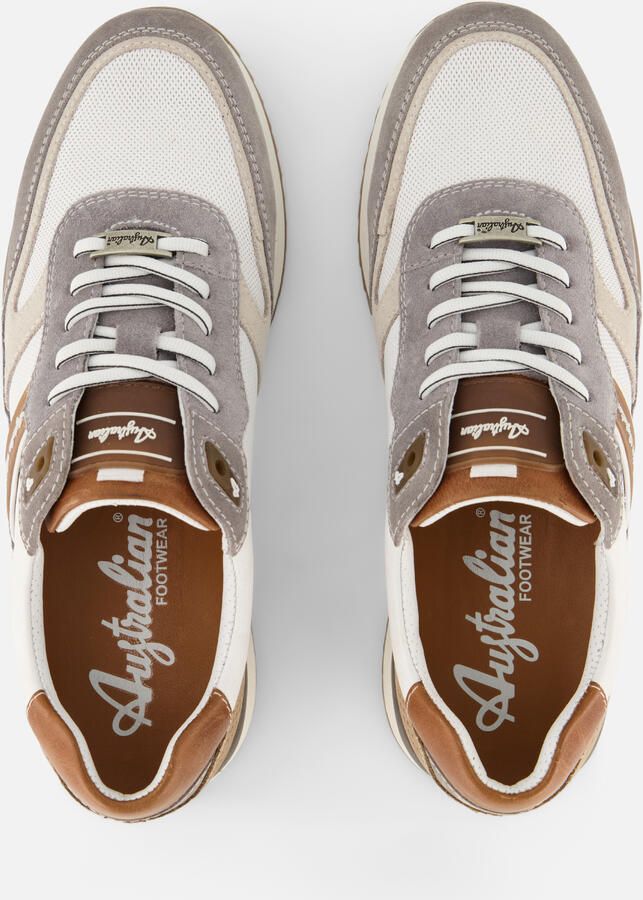 Australian Sneaker Heren Filmon Wit Grijs Combi 15.1600.07-B6V - Foto 2