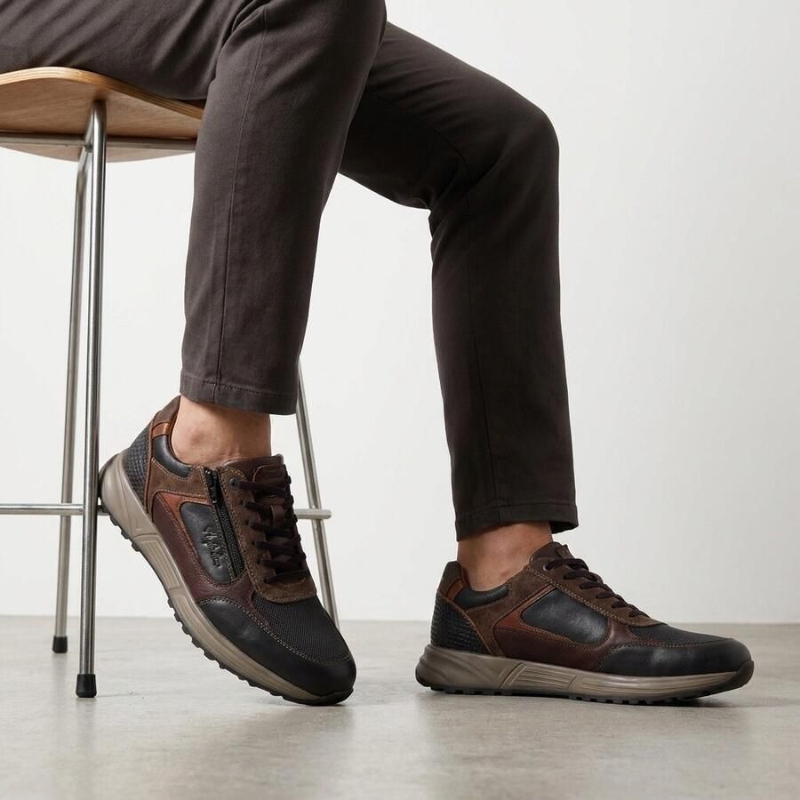 Australian Hawker black brown taup multi zwart