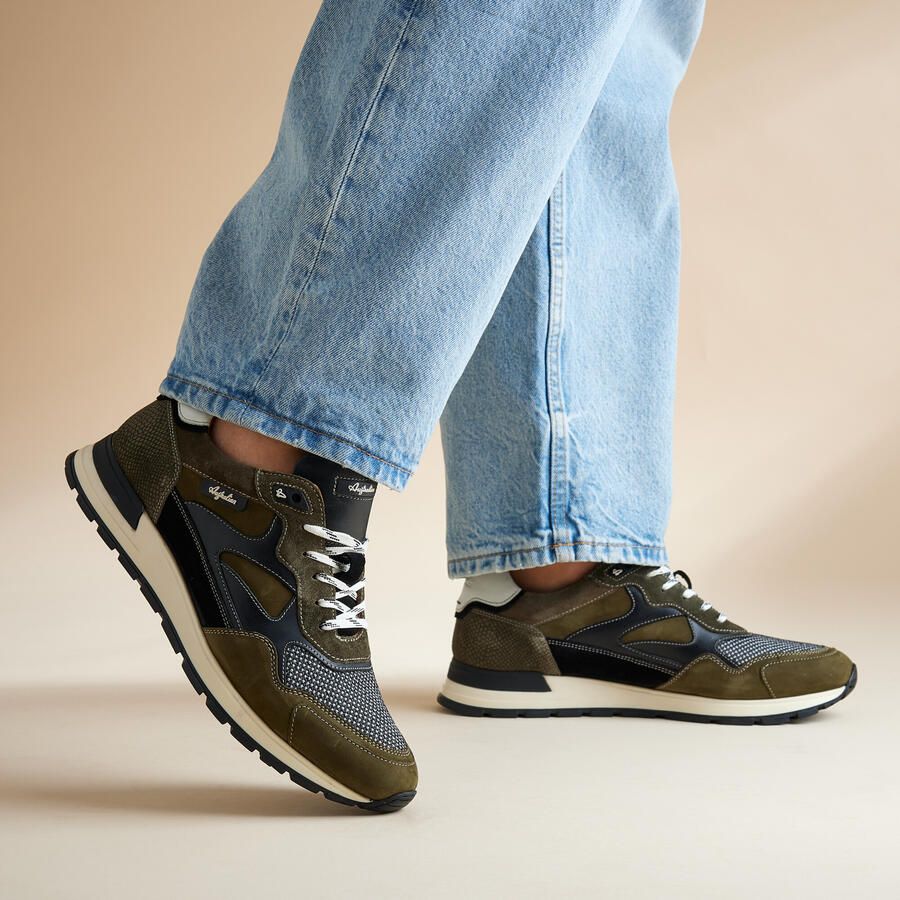 Australian Tiago Sneakers groen Leer