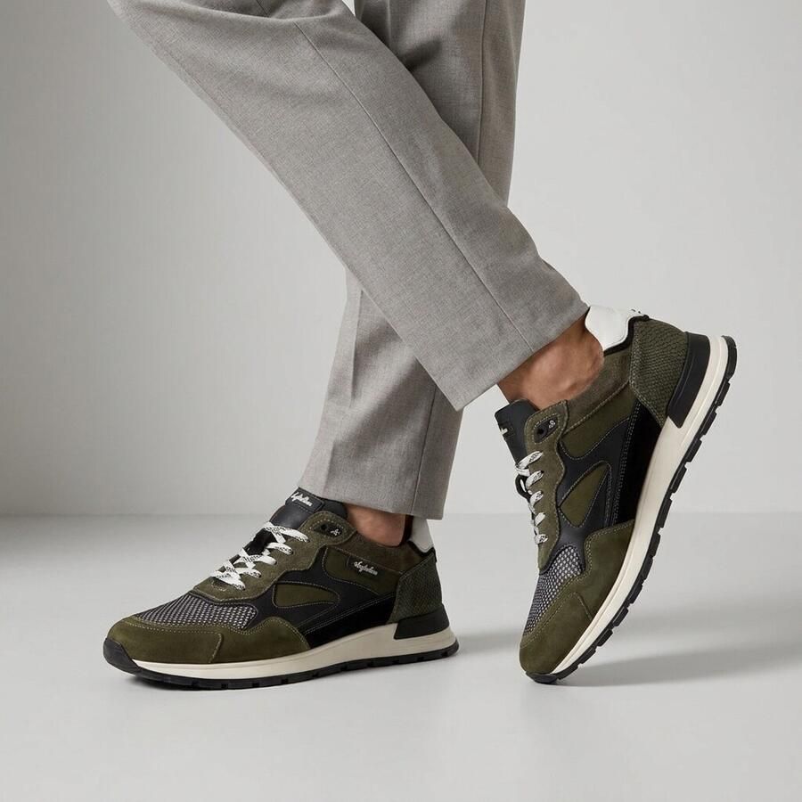 Australian Tiago Sneakers groen Leer