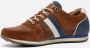 Australian Camaro Lage sneakers Leren Sneaker Heren Bruin - Thumbnail 4