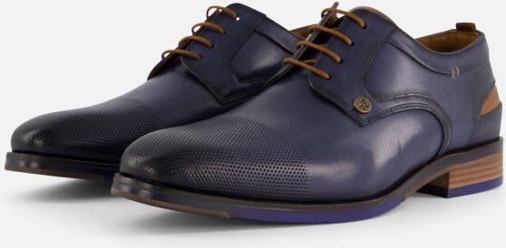 Australian Clayton Veterschoenen blauw Leer