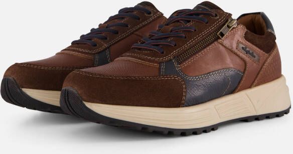 Australian Discover Sneakers cognac Leer