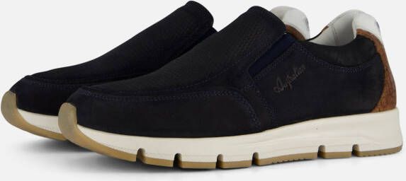 Australian Eagle Instappers blauw Nubuck