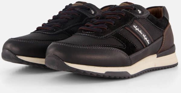 Australian Filmon Sneakers Heren Leren Sneaker Zwart
