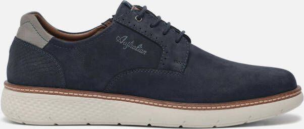 Australian Preston Sneakers blauw Leer