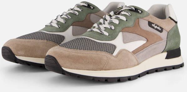 Australian Beige Lage Sneakers voor Heren Green Heren