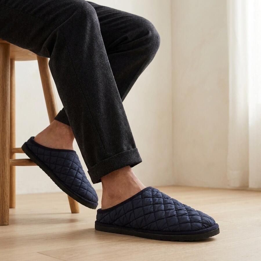 Basicz Pantoffels blauw Textiel 370518 Heren