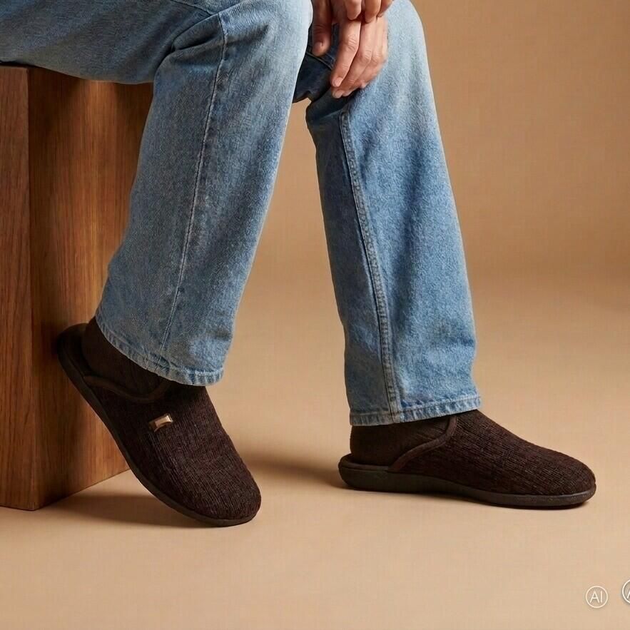 Basicz pantoffels bruin