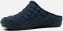 Basicz Pantoffels Blauw Textiel 370510 Heren Textiel - Thumbnail 1