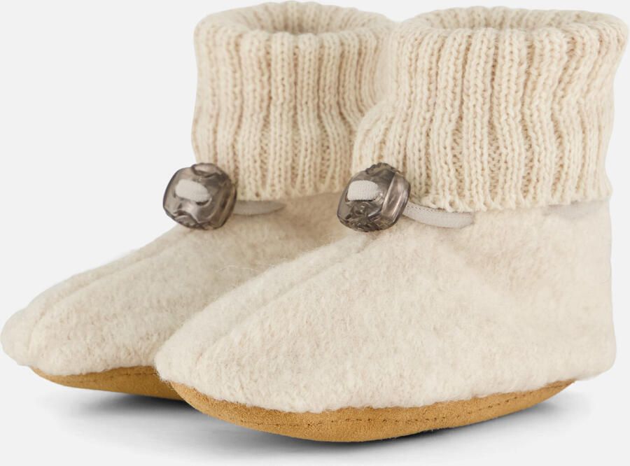 Bergstein Cozy Baby Babyslofjes & 100% Zuiver sc wol Off-White