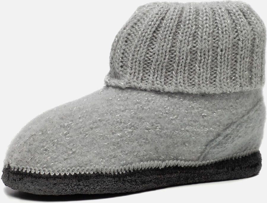 Bergstein Cozy Glam slofjes zilver
