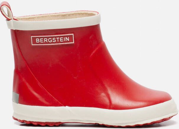 Bergstein Chelseaboot lage regenlaarzen rood kids