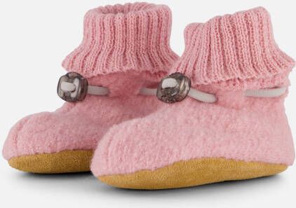 Bergstein cozy baby slofjes roze