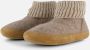 Bergstein Cozy Lux Pantoffels Sloffen Kids Beige - Thumbnail 4