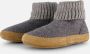 Bergstein Cozy Lux Pantoffels Sloffen Kids Grijs - Thumbnail 3