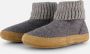 Bergstein Cozy Lux Pantoffels Sloffen Kids Grijs - Thumbnail 3
