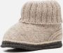 Bergstein kids pantoffels Beige Wol Effen 20 - Thumbnail 3