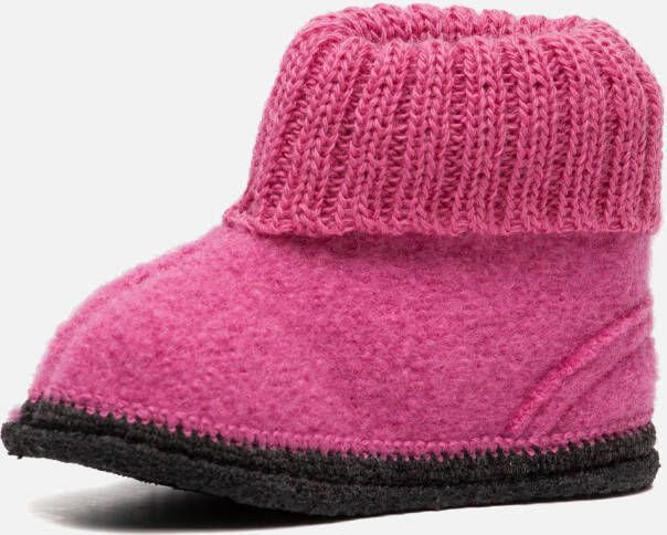 Bergstein Cozy slofjes roze Schapenwol 750202