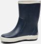 Bergstein regenlaarzen donkerblauw wit Rubber Effen 33 - Thumbnail 2