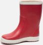 Bergstein regenlaarzen Rood wit Rubber Effen 31 - Thumbnail 2