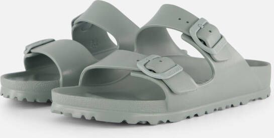 Birkenstock Arizona Slippers grijs Eva