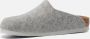 Birkenstock Amsterdam Light Gray narrow VEG Felt Wooly Home Unisex Pantoffels Lichtgrijs - Thumbnail 2