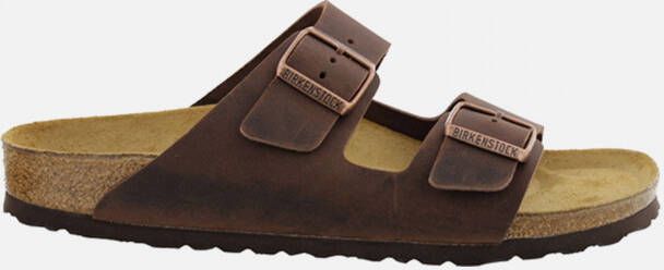 Birkenstock Arizona Habana slippers bruin 219321