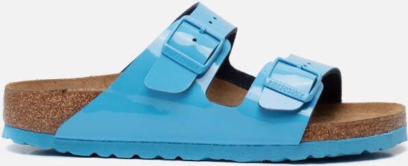 Birkenstock Arizona Sandalen blauw Lak