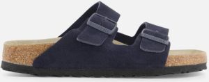 Birkenstock slipper ARIZONA Midnight Nubuck Leather Soft Footbed regular