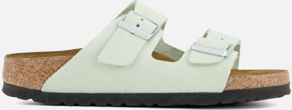 Birkenstock Arizona Anatomisch Kurk en Latex Voetbed Green Dames