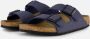 Birkenstock Arizona Kids Slippers Navy Narrow fit | Blauw | Imitatieleer - Thumbnail 1