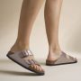 BIRKENSTOCK Slippers Dames Arizona Dames Maat: 37 Materiaal: Leer Kleur: Brons - Thumbnail 2