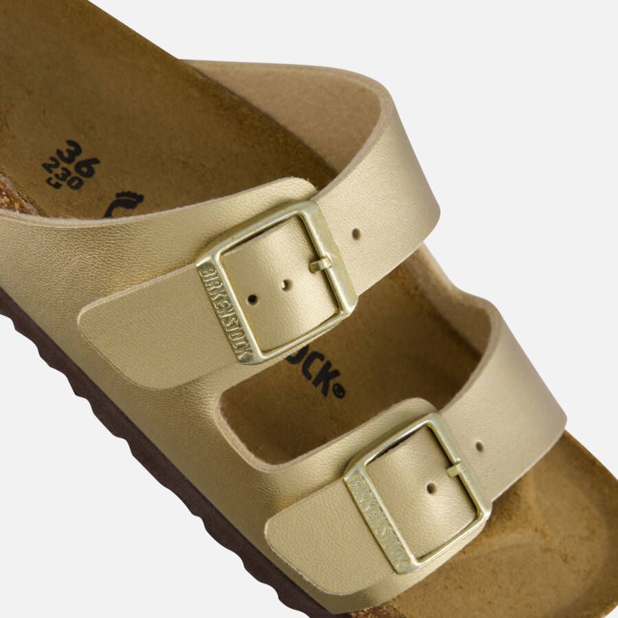 BIRKENSTOCK Slippers Arizona Maat: 42 Materiaal: Leatherlook Kleur: Goud - Foto 2