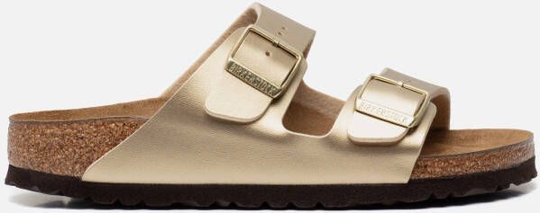 Birkenstock Arizona Slippers goud Synthetisch