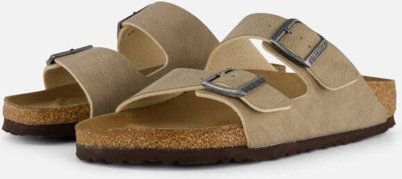 Birkenstock Slippers Arizona SYN DesDust GrTaupe Brown VEG