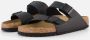 Birkenstock Arizona Slippers zwart Imitatieleer - Thumbnail 1