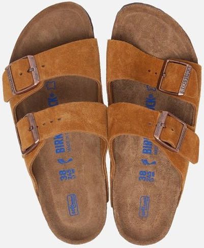 Birkenstock Arizona Soft slippers bruin