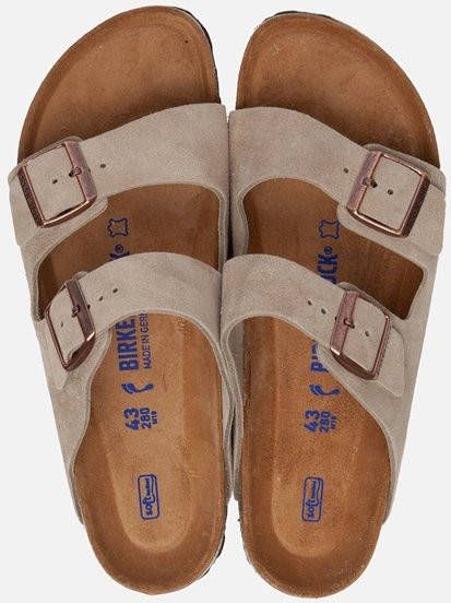 Birkenstock Arizona Soft slippers taupe