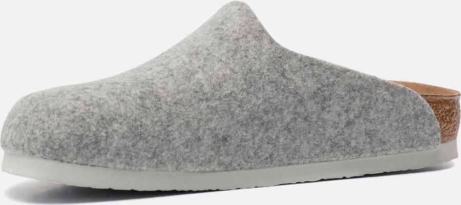 Birkenstock Amsterdam Light Gray narrow VEG Felt Wooly Home Unisex Pantoffels Lichtgrijs - Foto 2