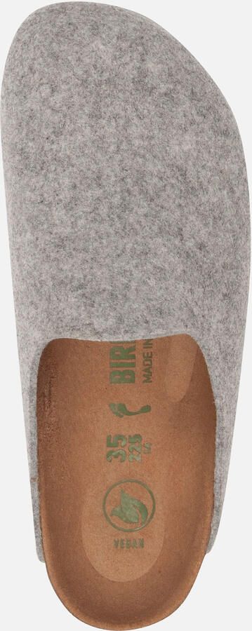 Birkenstock Amsterdam Light Gray narrow VEG Felt Wooly Home Unisex Pantoffels Lichtgrijs - Foto 3