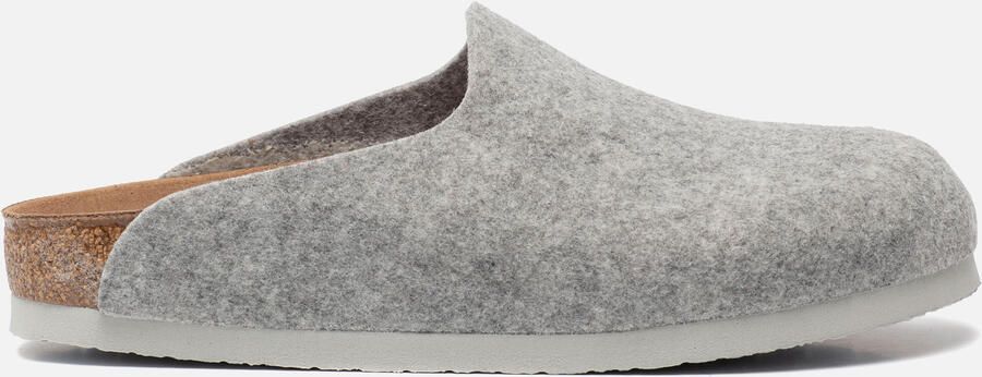 Birkenstock Amsterdam Light Gray narrow VEG Felt Wooly Home Unisex Pantoffels Lichtgrijs - Foto 4