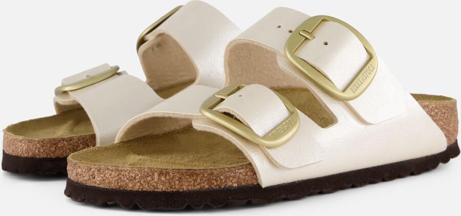 Birkenstock Arizona Dames Slippers Graceful Pearl White Narrow fit | Wit | Imitatieleer - Foto 6