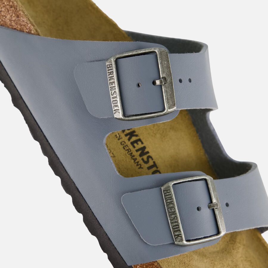 Birkenstock Arizona Birko-Flor Slippers Grijs Smal - Foto 2