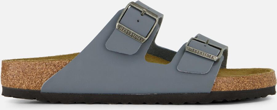 Birkenstock Arizona Birko-Flor Slippers Grijs Smal - Foto 5