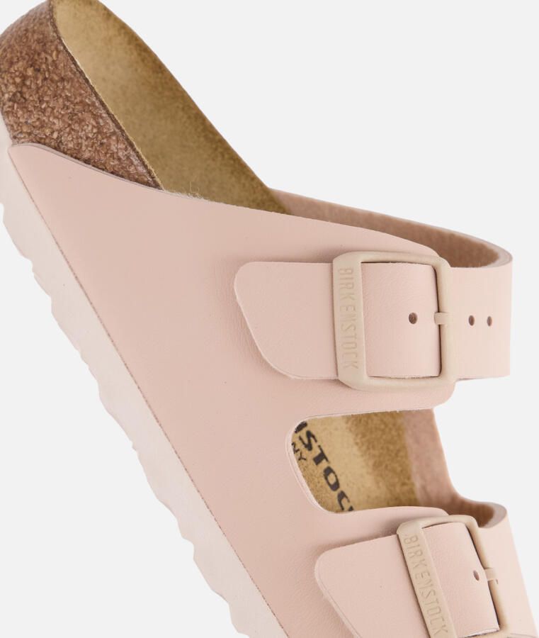 BIRKENSTOCK Arizona Birko-Flor new beige narrow Beige Synthetisch Platte sandalen - Foto 4